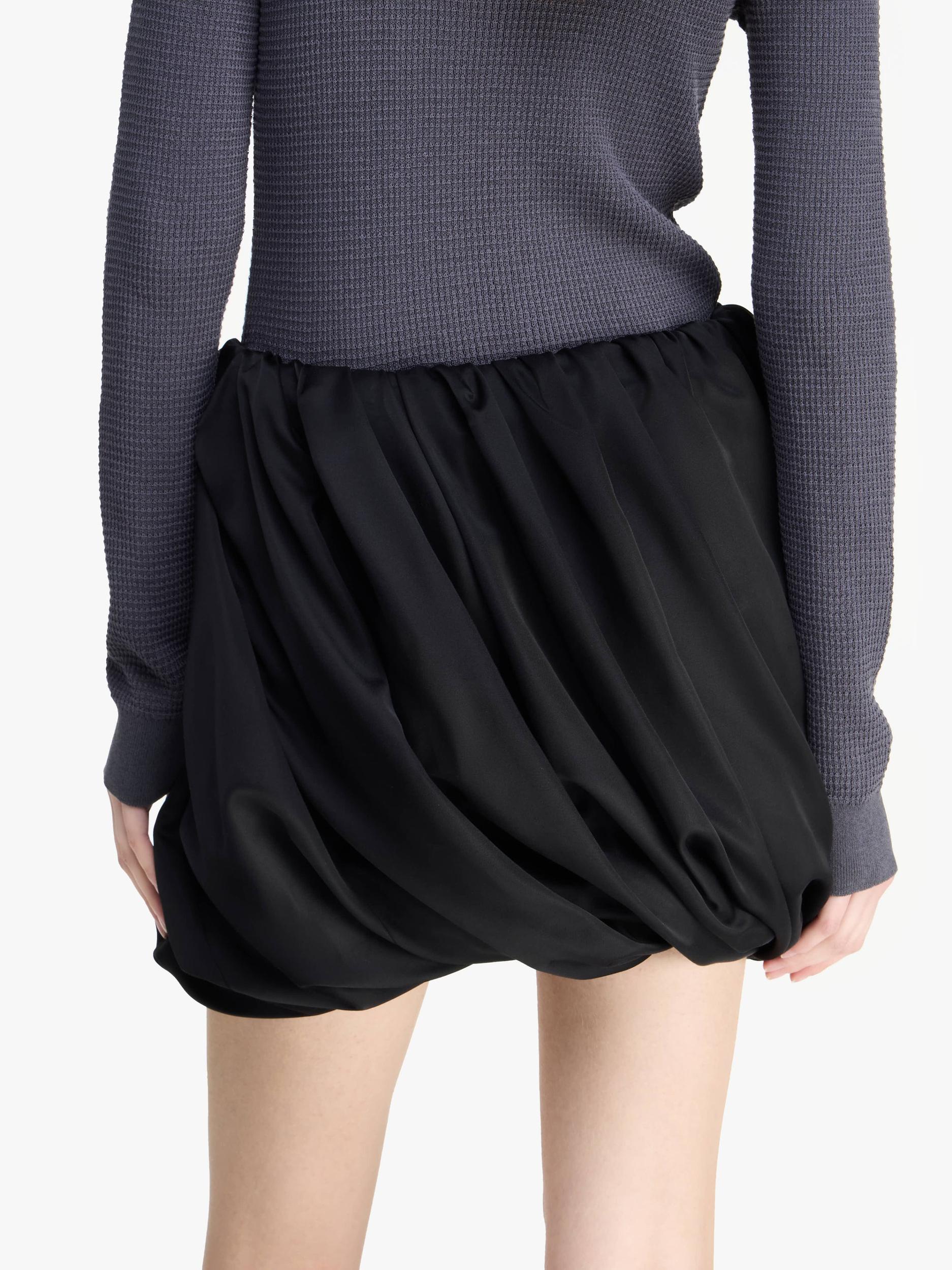 ROLLED HEMLINE MINI SKIRT Product Image