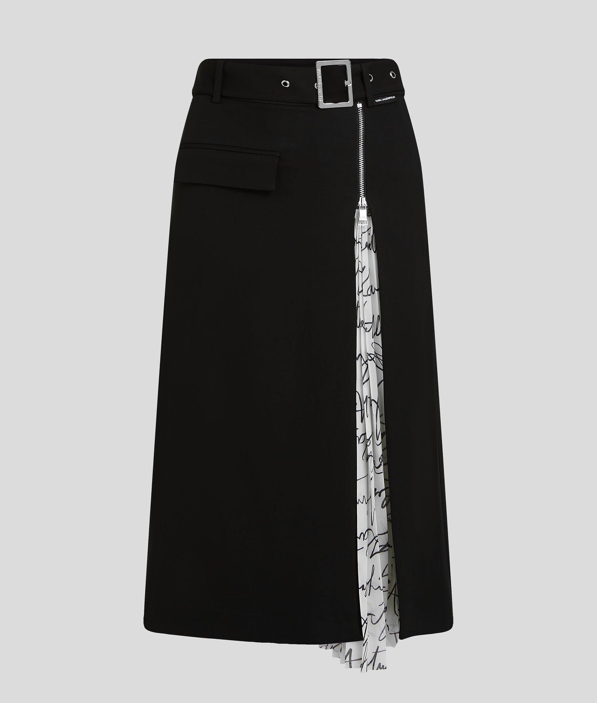 PLEAT DETAIL SKIRT Product Image