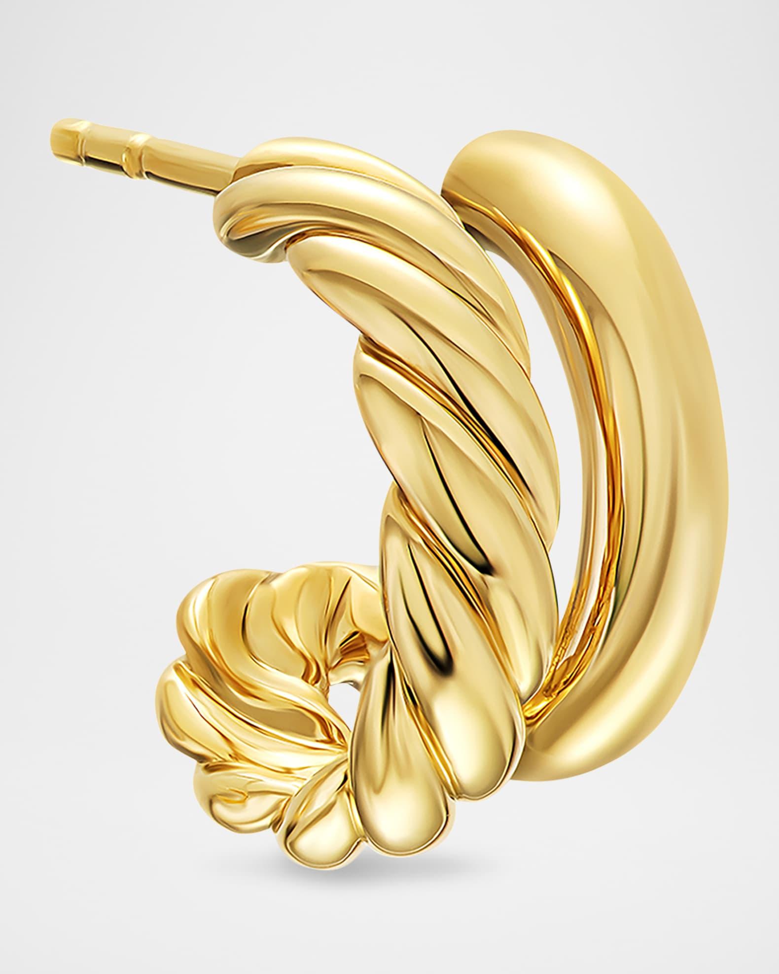 DY Mercer 2-Row Bracelet in Silver with 18K Gold Product Image