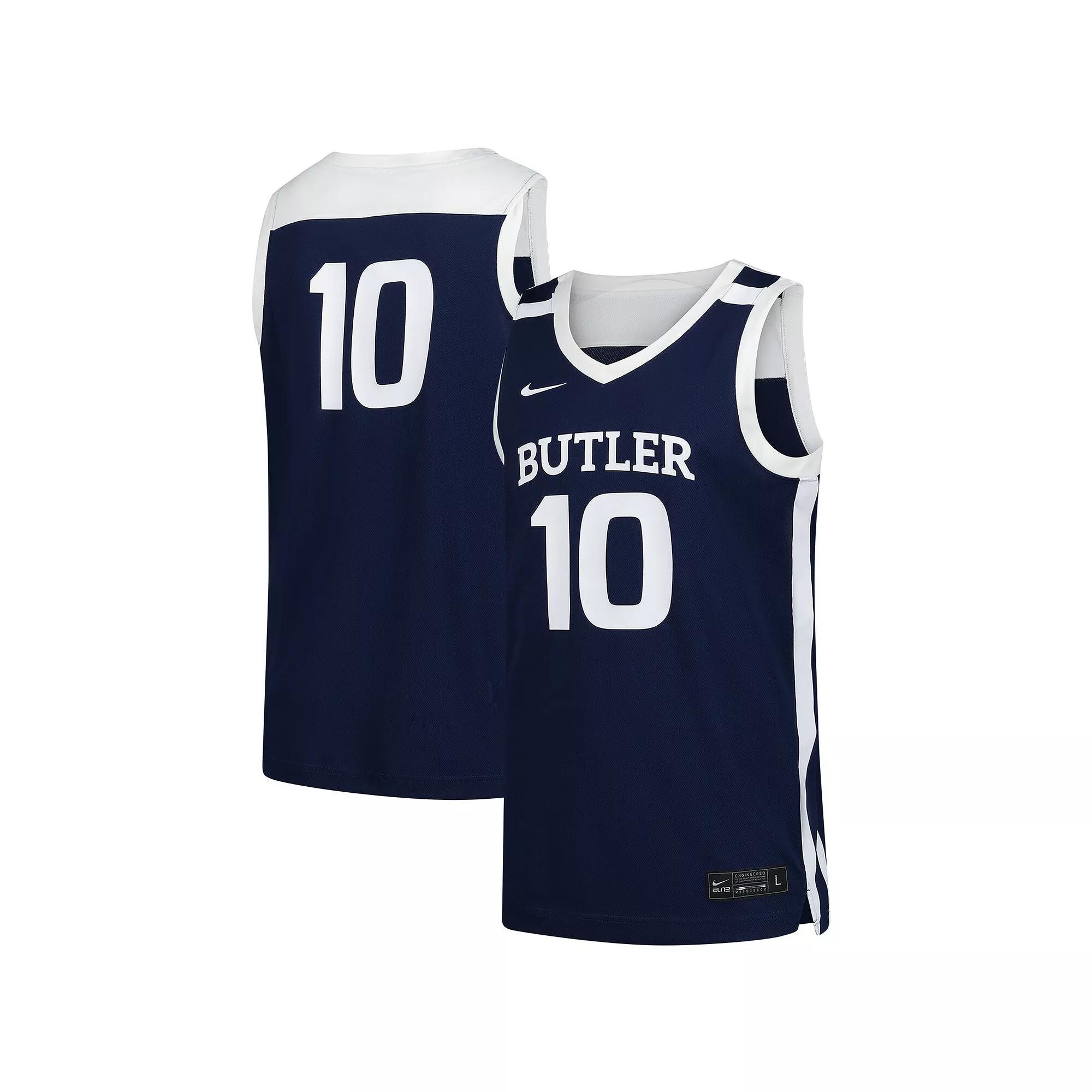 Men's Nike #10 Navy Butler Bulldogs Replica Basketball Jersey,  Product Image