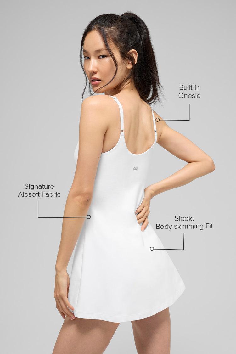 Alosoft Encore Tennis Dress - White Product Image