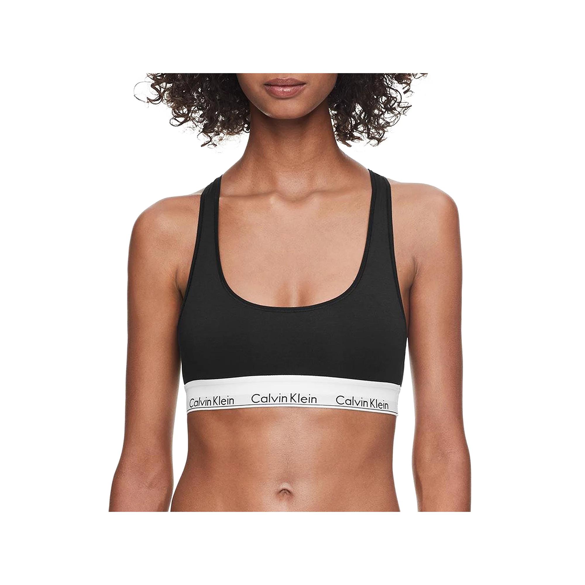Calvin Klein Womens Icon Cotton Modal Unlined Bralette Product Image