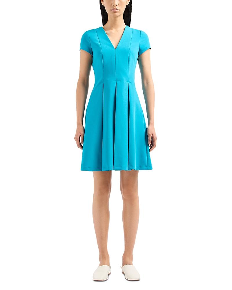 Womens Emma Box-Pleat Mini Dress Product Image