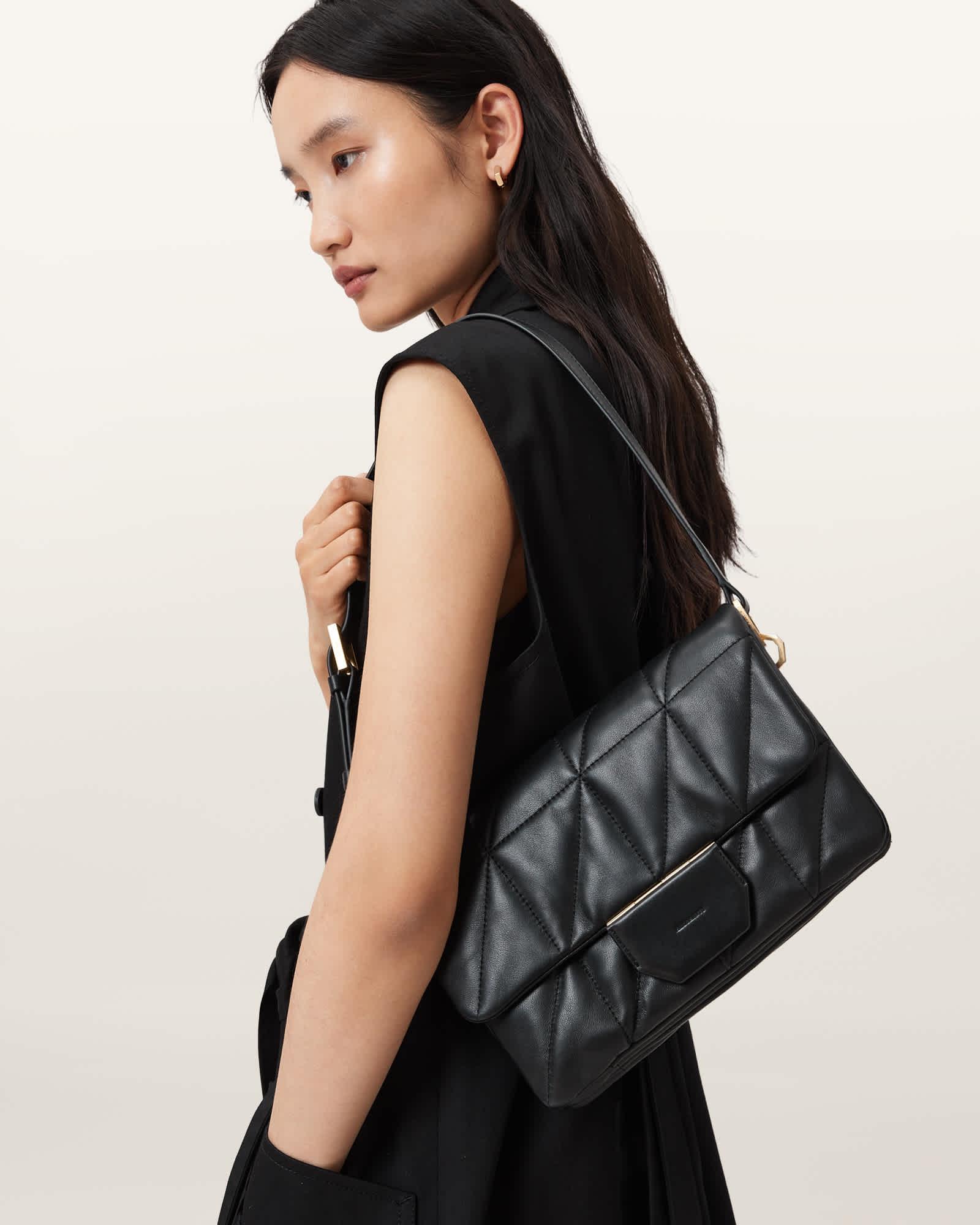 Ondine Quilted Leather Shoulder Bag Product Image