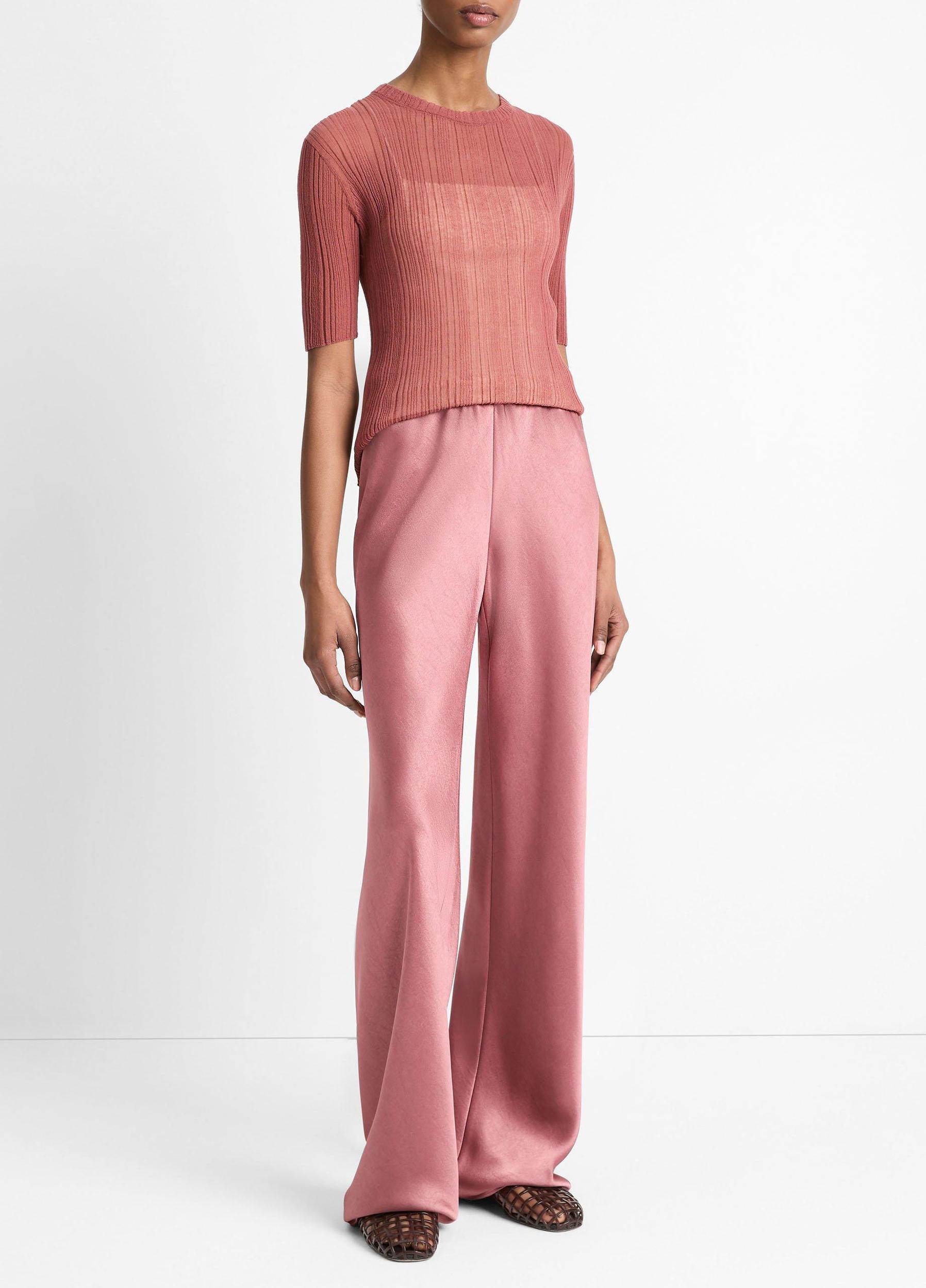 Fluid Satin Bias Pant Product Image