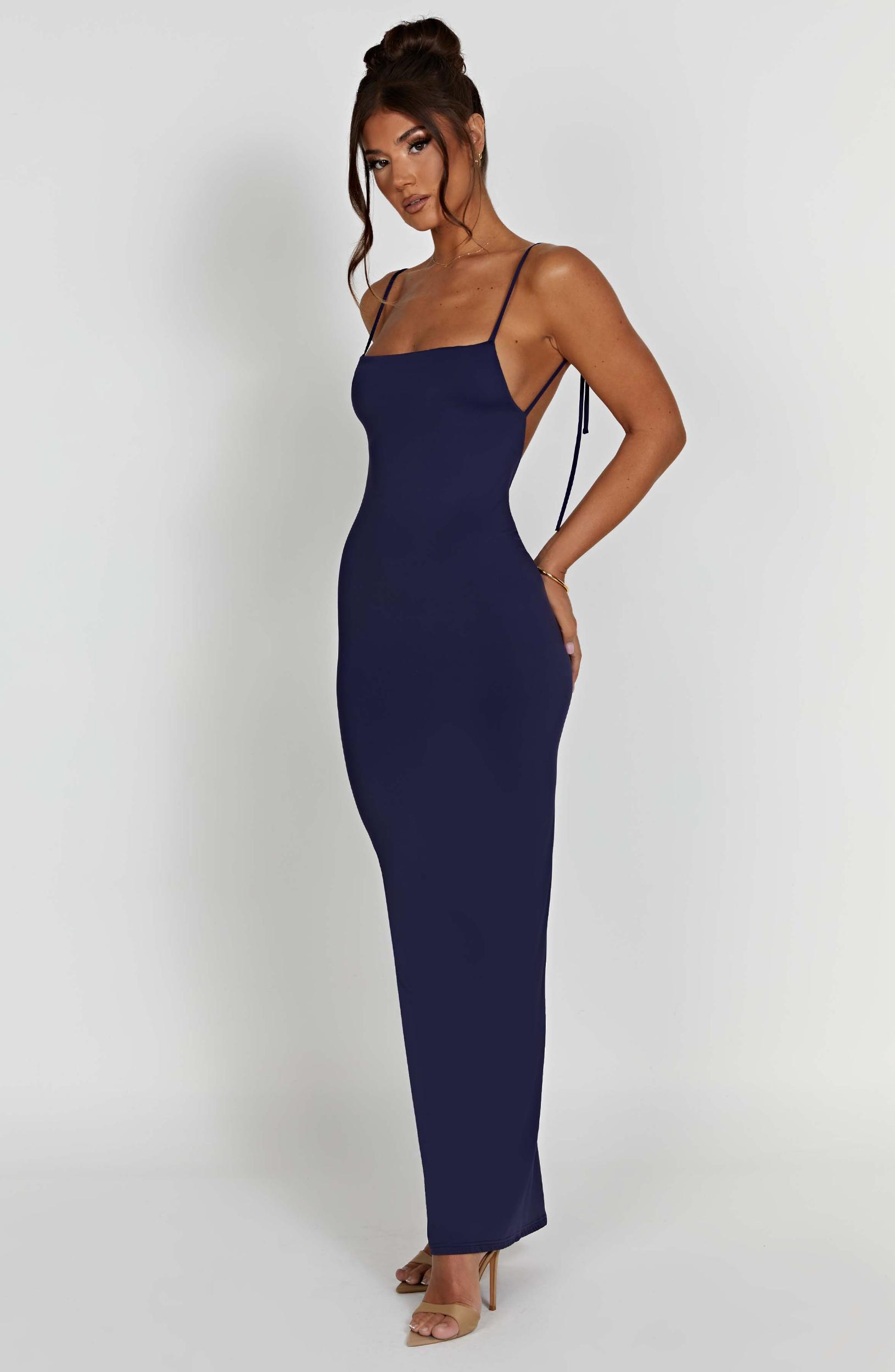 Sanya Maxi Dress - Navy Product Image