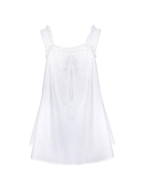 Swing Mini Dress White Product Image
