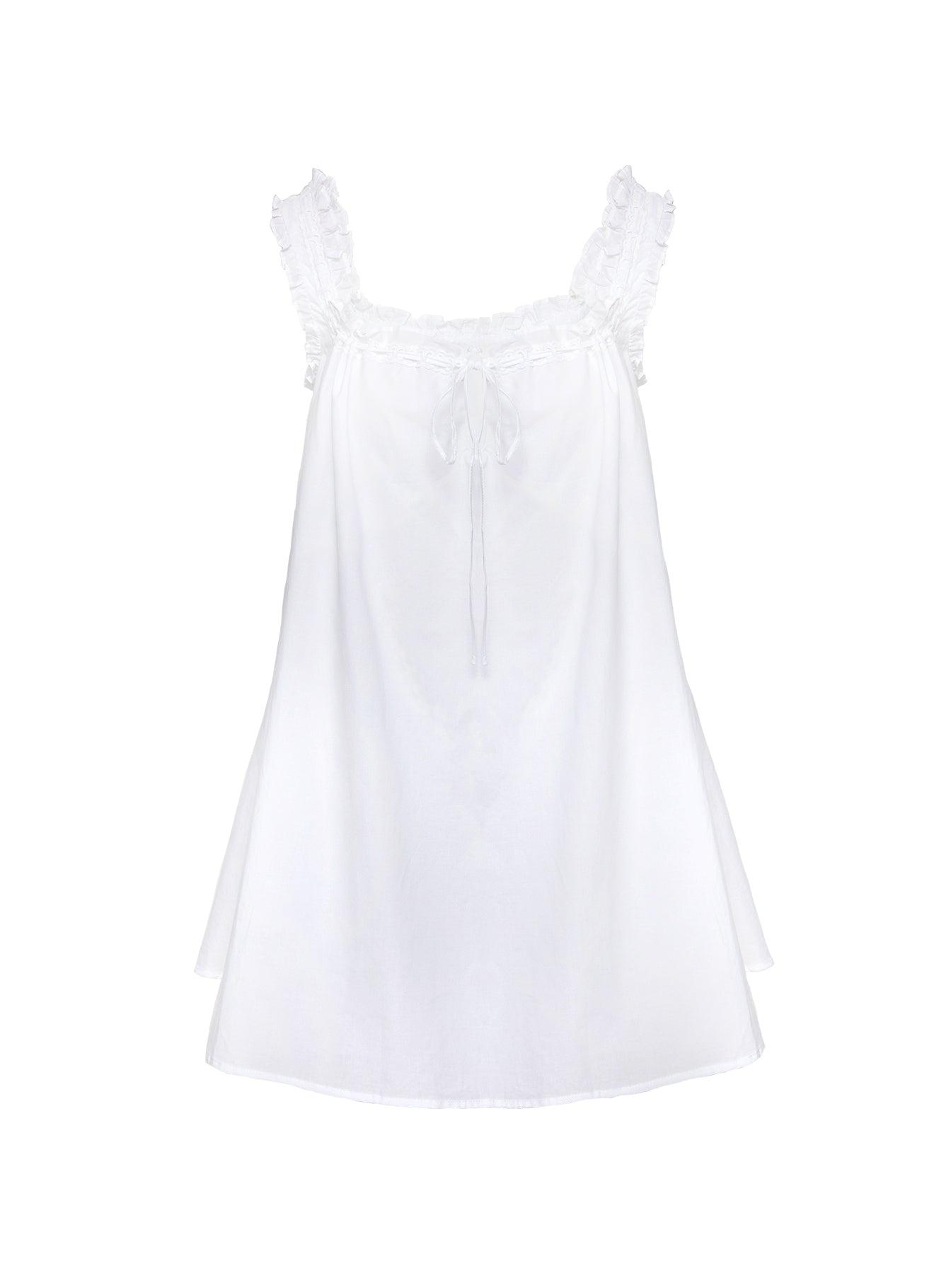 Swing Mini Dress White Product Image