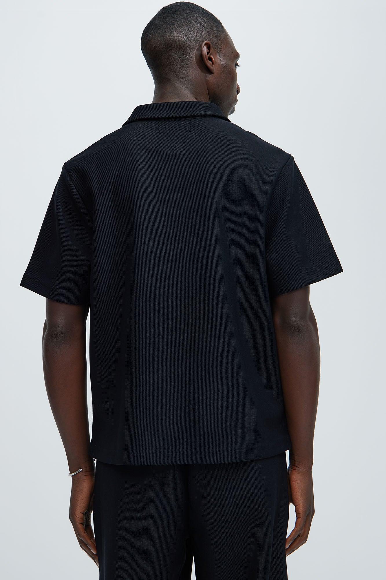 Turner Short Sleeve Polo - Black Product Image