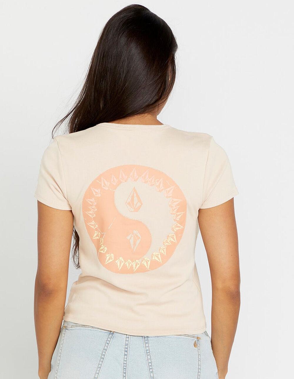 VOLCOM Have A Clue Womens Baby Tee - DUSTY PINK Product Image