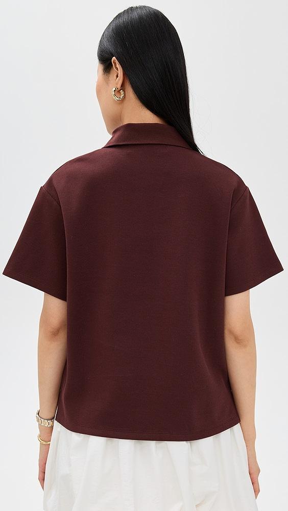 Simonett Flare Sleeve Polo | Shopbop Product Image