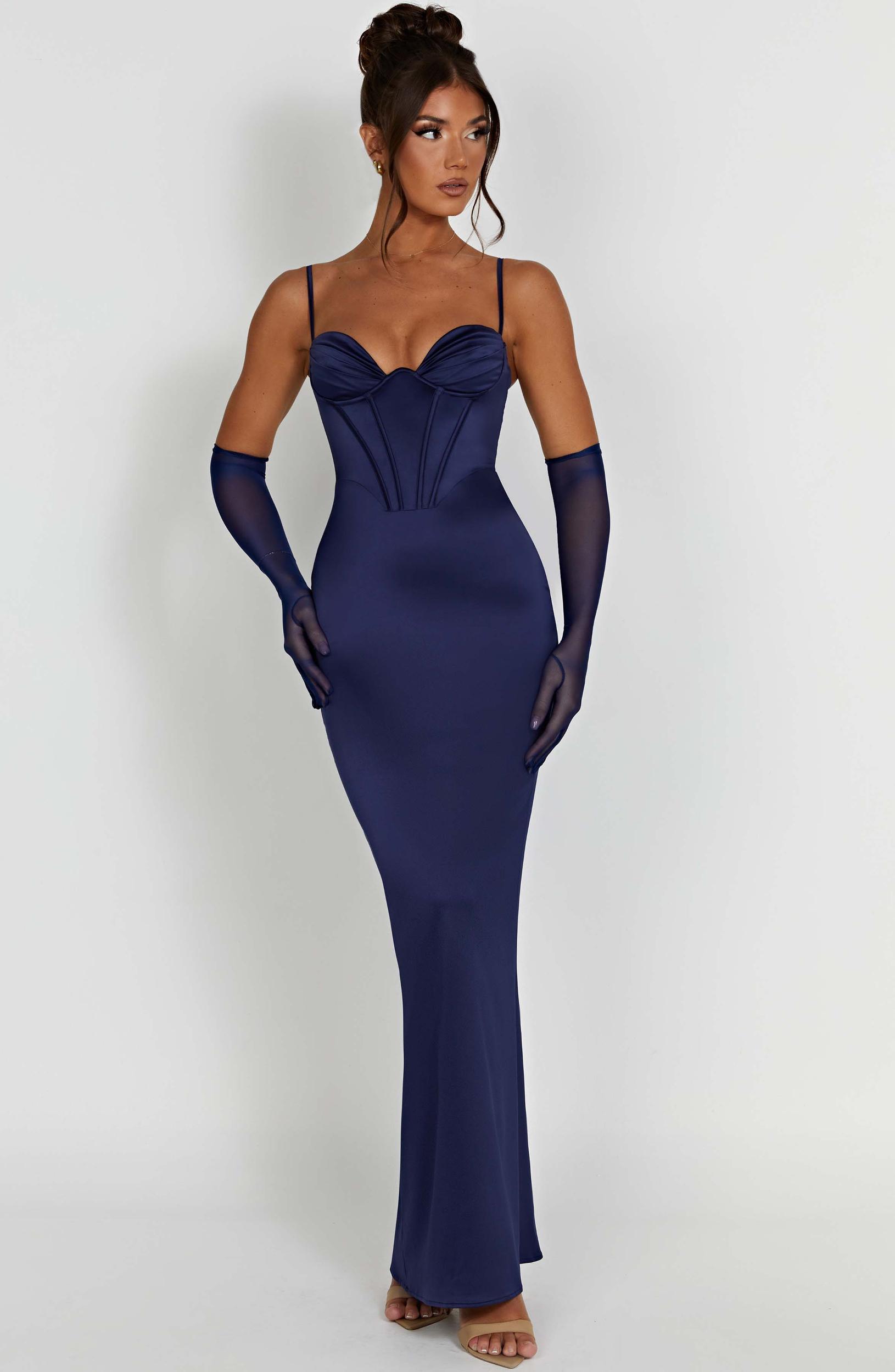 Onika Maxi Dress - Navy Product Image