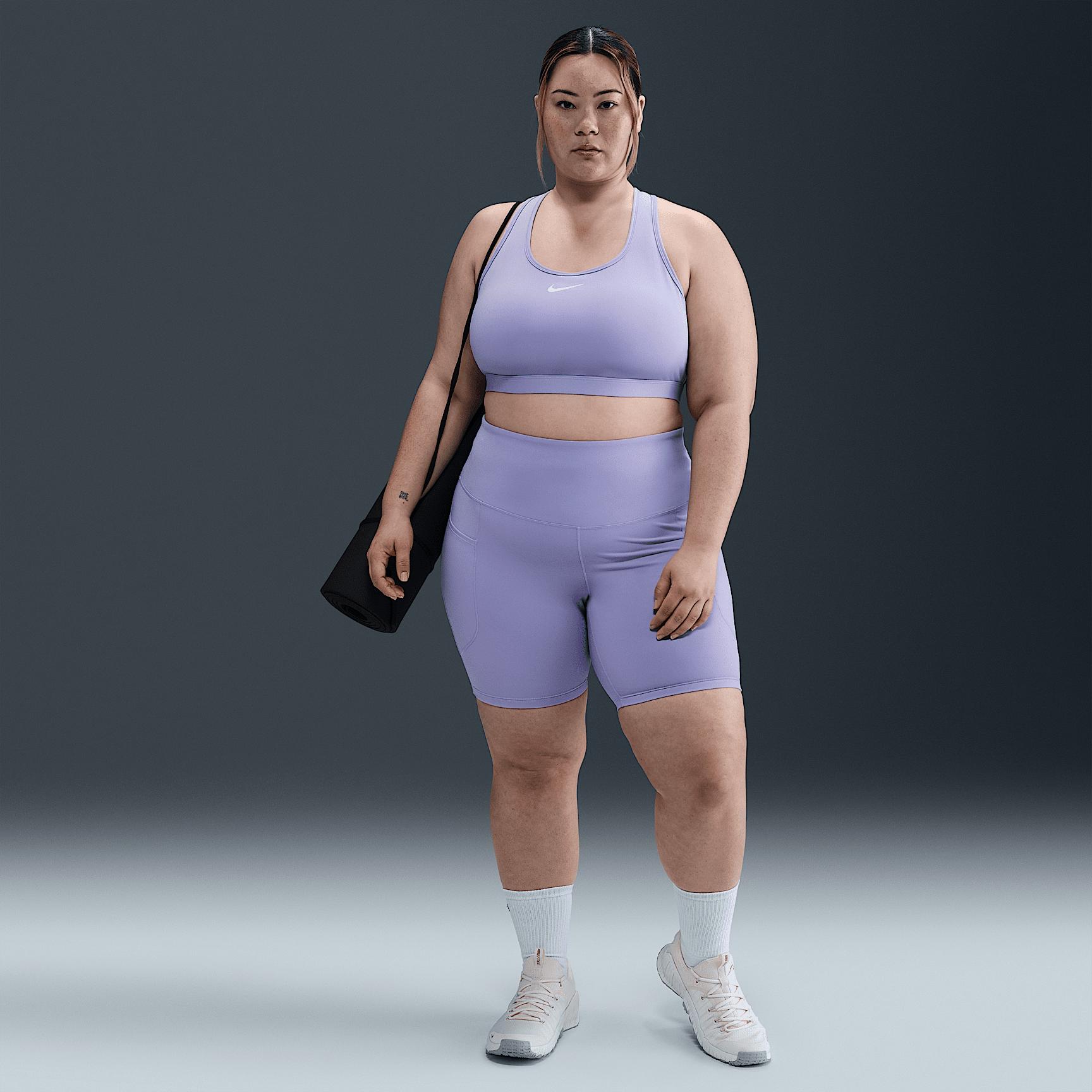 Nike Swoosh Medium Support Women's Padded Sports Bra (Plus Size) Product Image