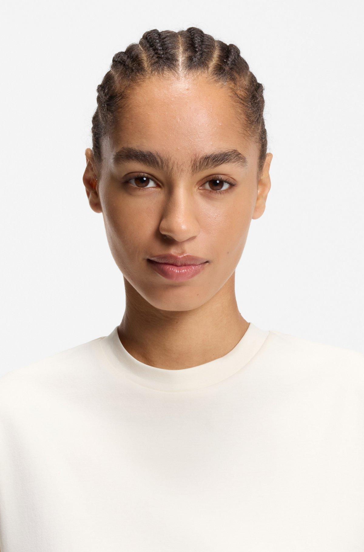 Relaxed-fit T-shirt in mercerized cotton Product Image