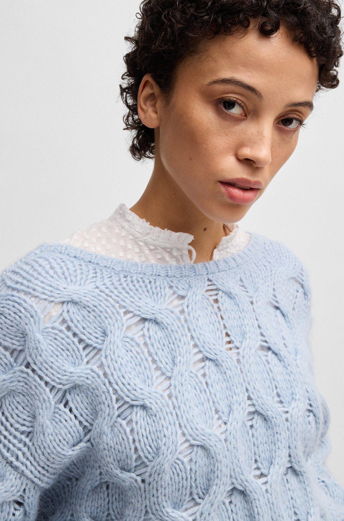 Reversible sweater in an oversize fit Product Image