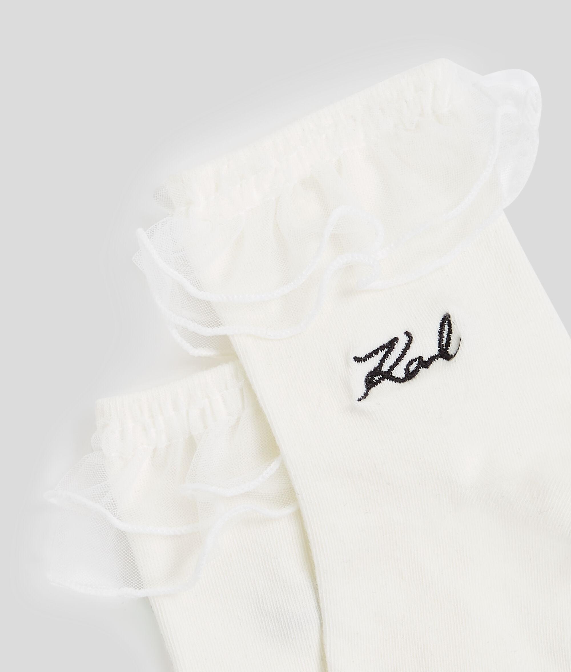 K/SIGNATURE RUFFLE SOCKS – 2-PACK Product Image