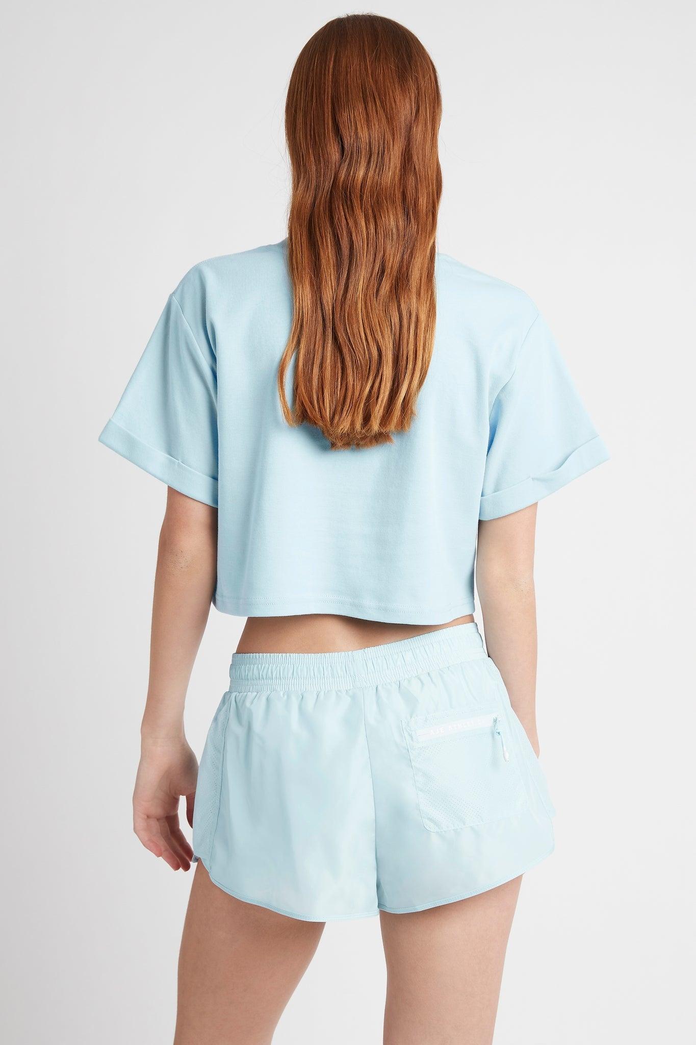 Cropped Embossed Classic Logo T-Shirt 105 Product Image