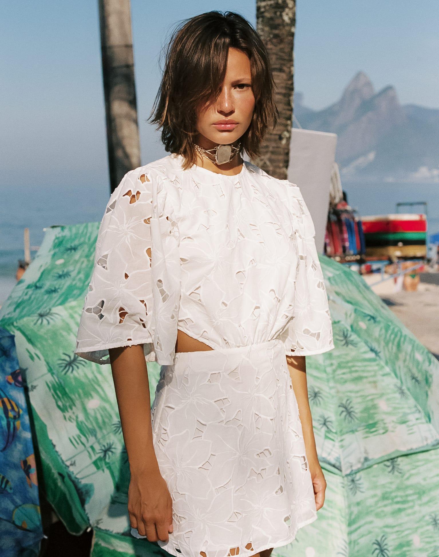 Babi Short Dress - Off White Product Image