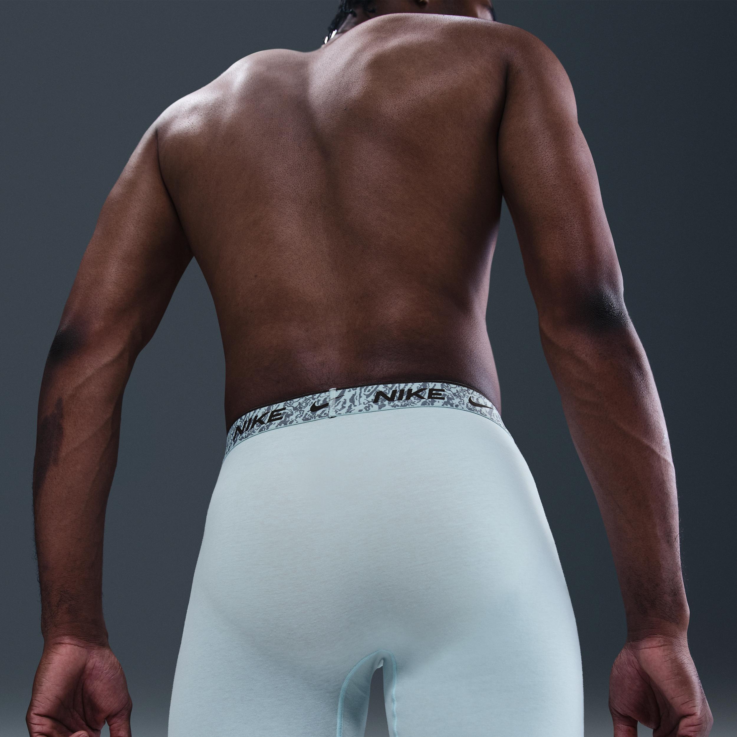 Nike Men's Dri-FIT Essential Cotton Stretch Boxer Briefs (3-Pack) Product Image