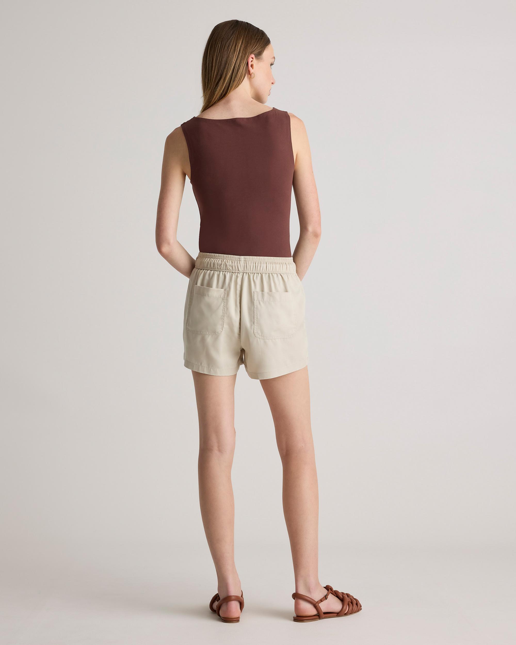Quince | Women's Vintage Wash Tencel Utility Shorts Size XL Product Image