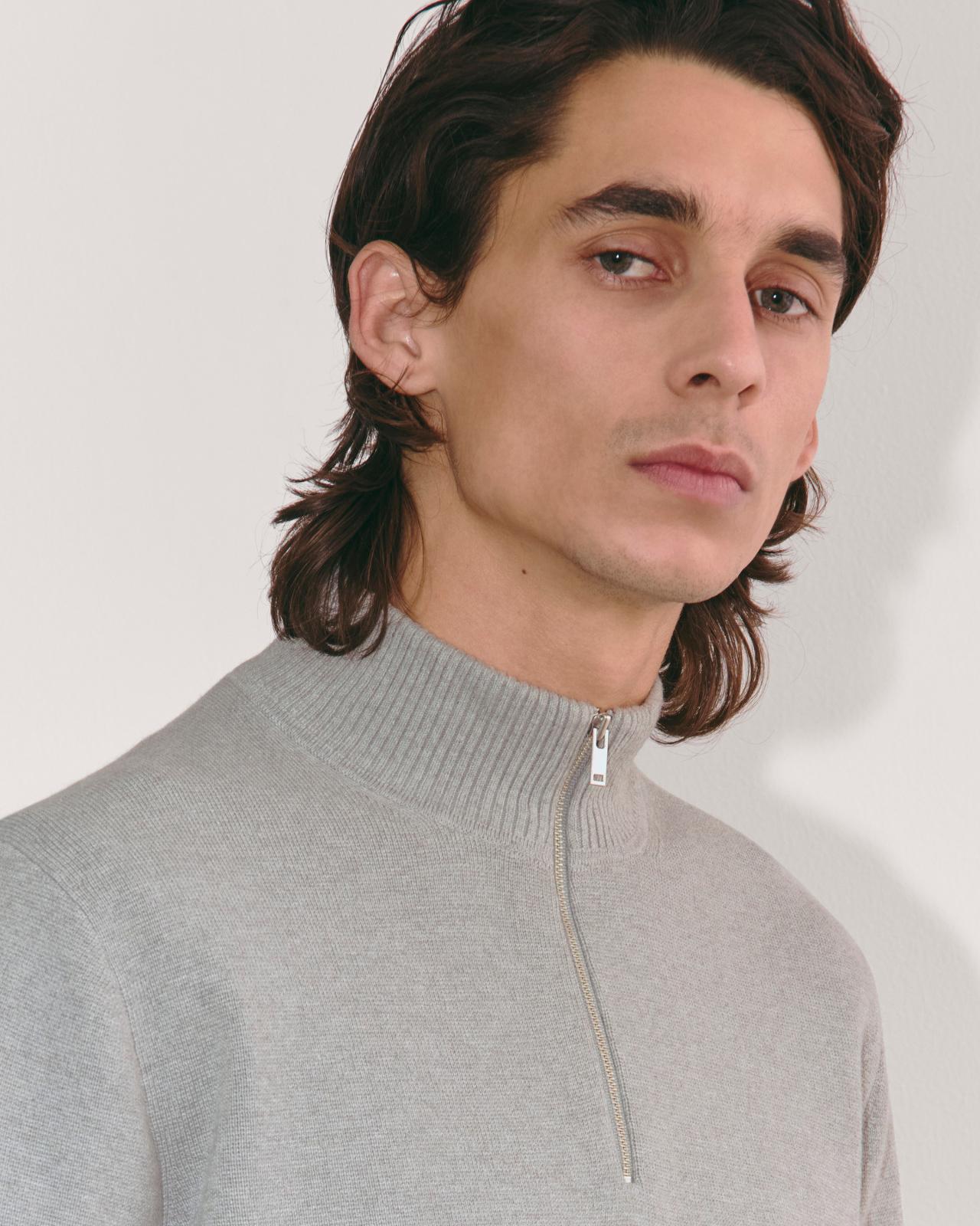 Mens No-Sweat Quarter-Zip Sweater by Everlane Product Image