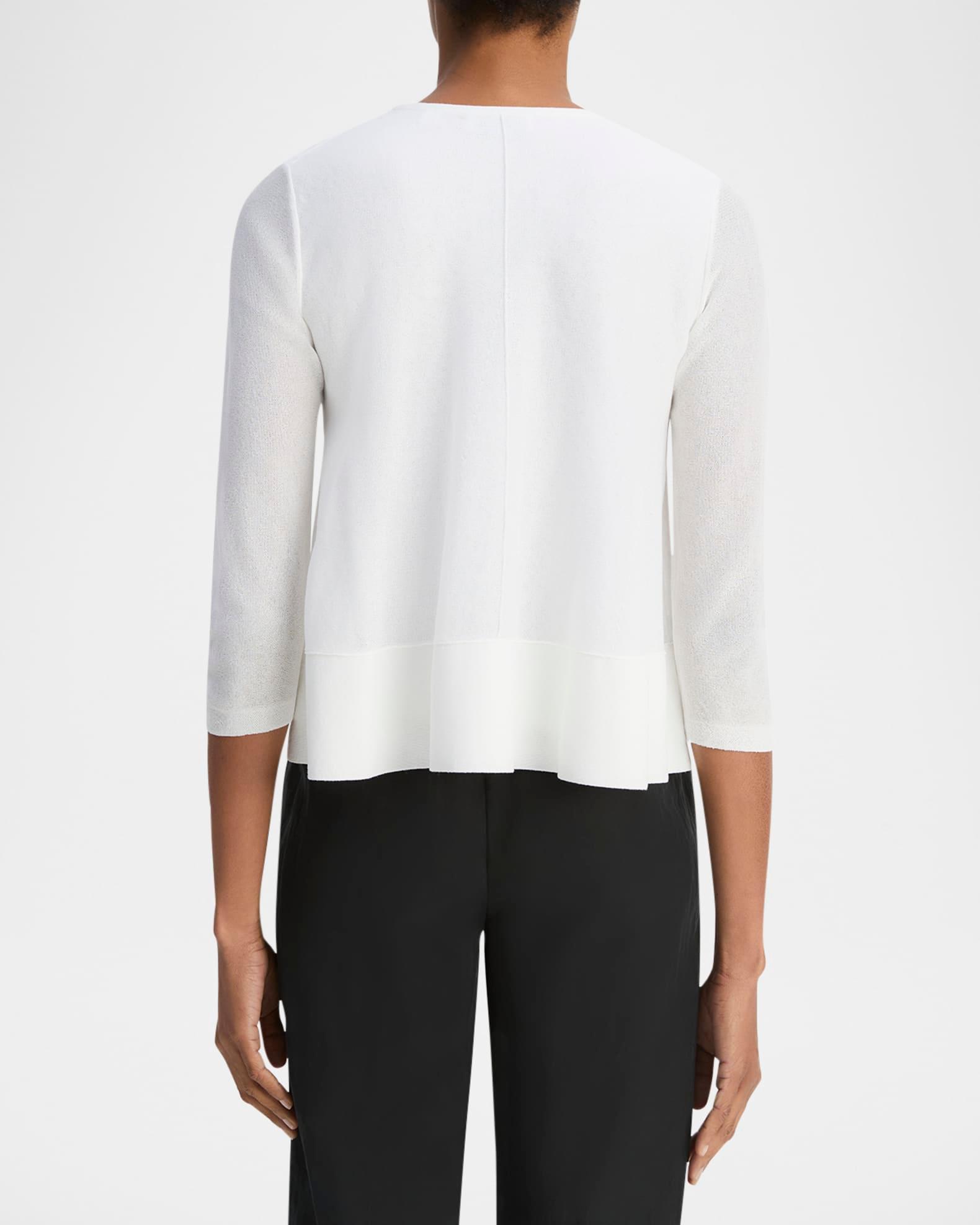 A-Line Three-Quarter Sleeve Top  Product Image