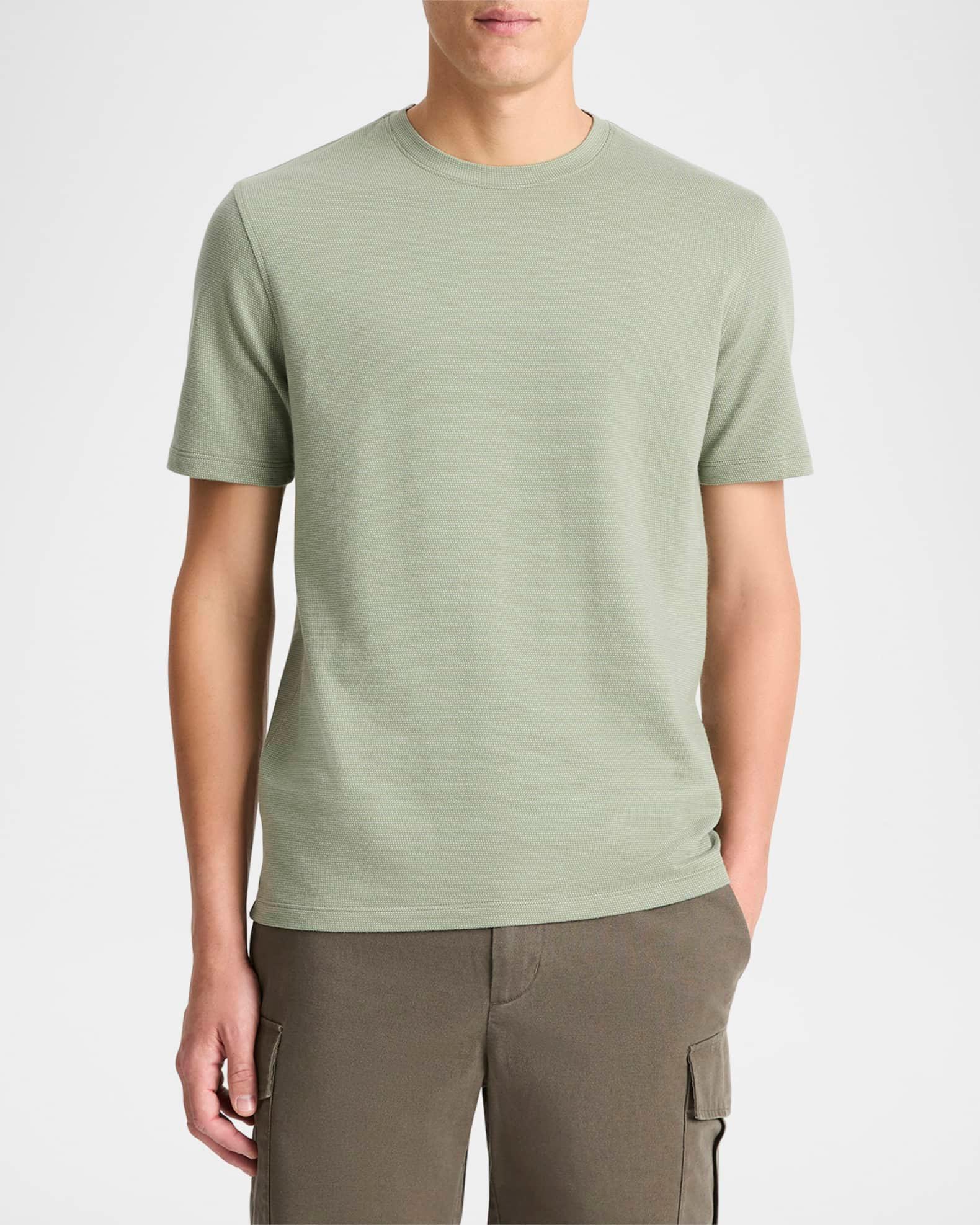 Men's Birdseye Jacquard Pima Cotton T-Shirt Product Image