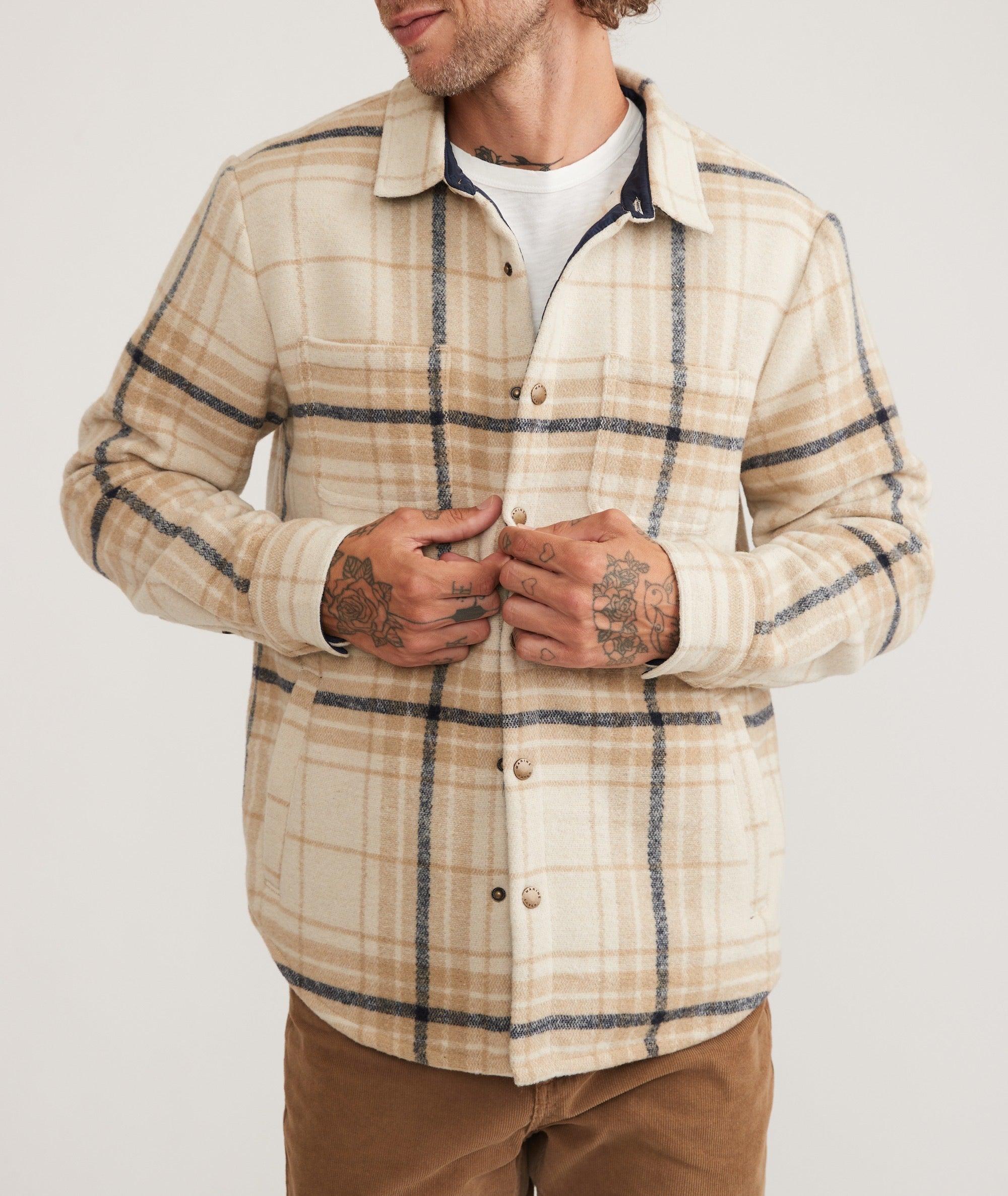 Plaid Snap Shacket Product Image