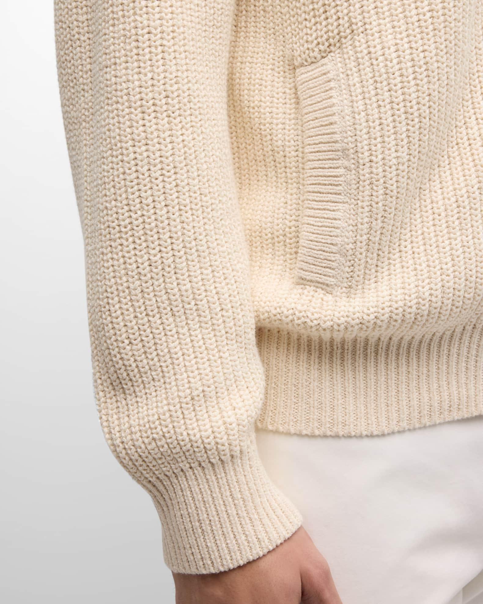 Men's Ribbed Full-Zip Sweater Product Image
