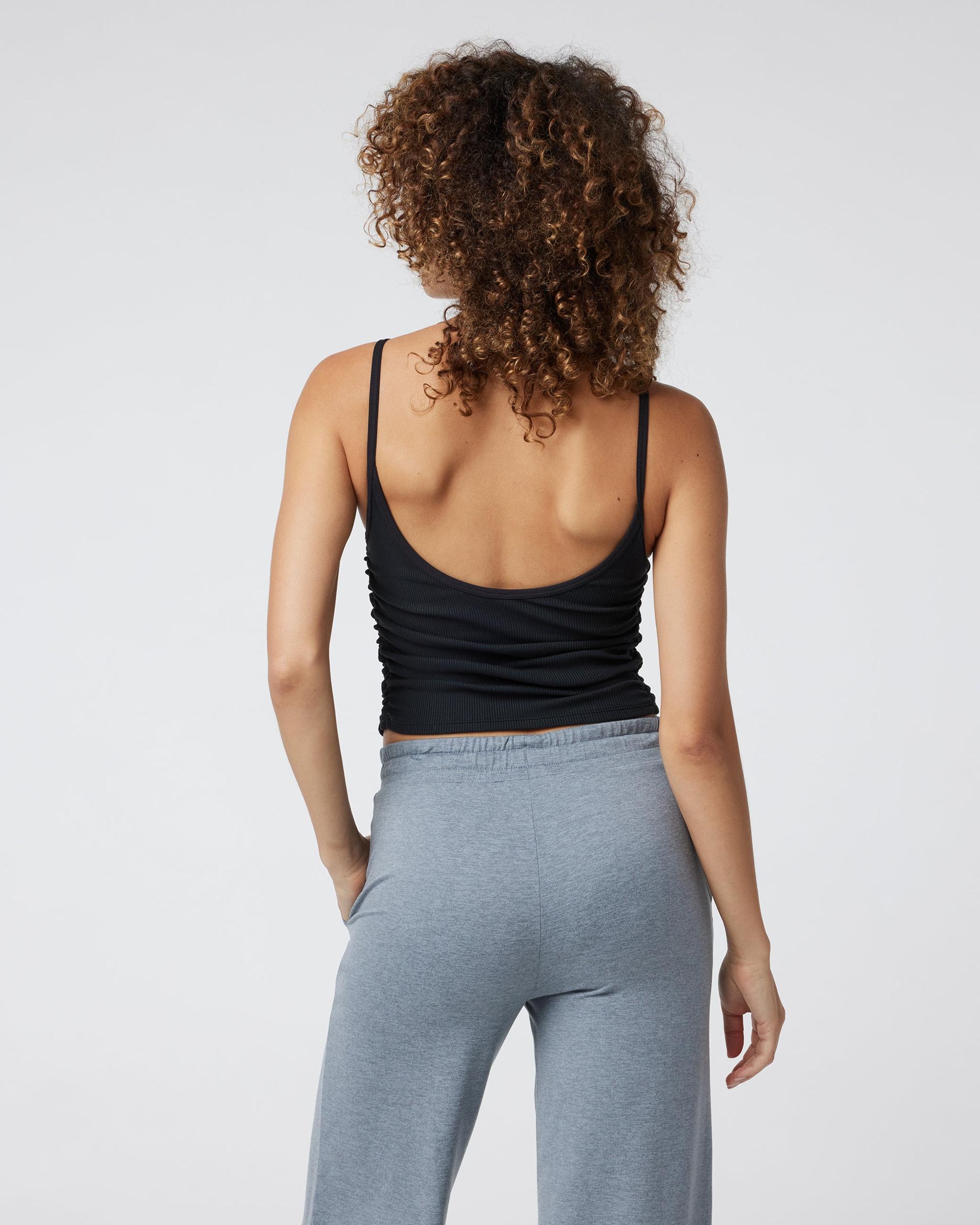 Rib Ruched Tank Product Image