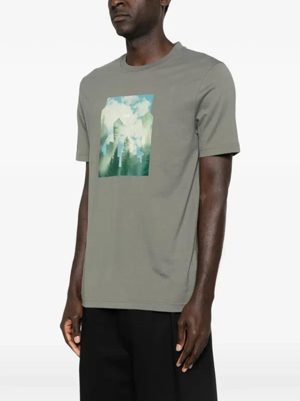 HUGO BOSS Graphic T-shirt In Multi Product Image