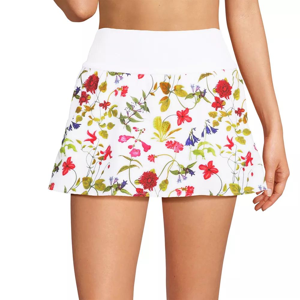 Women's Lands' End Pinchless Mini Swim Skort,  Product Image