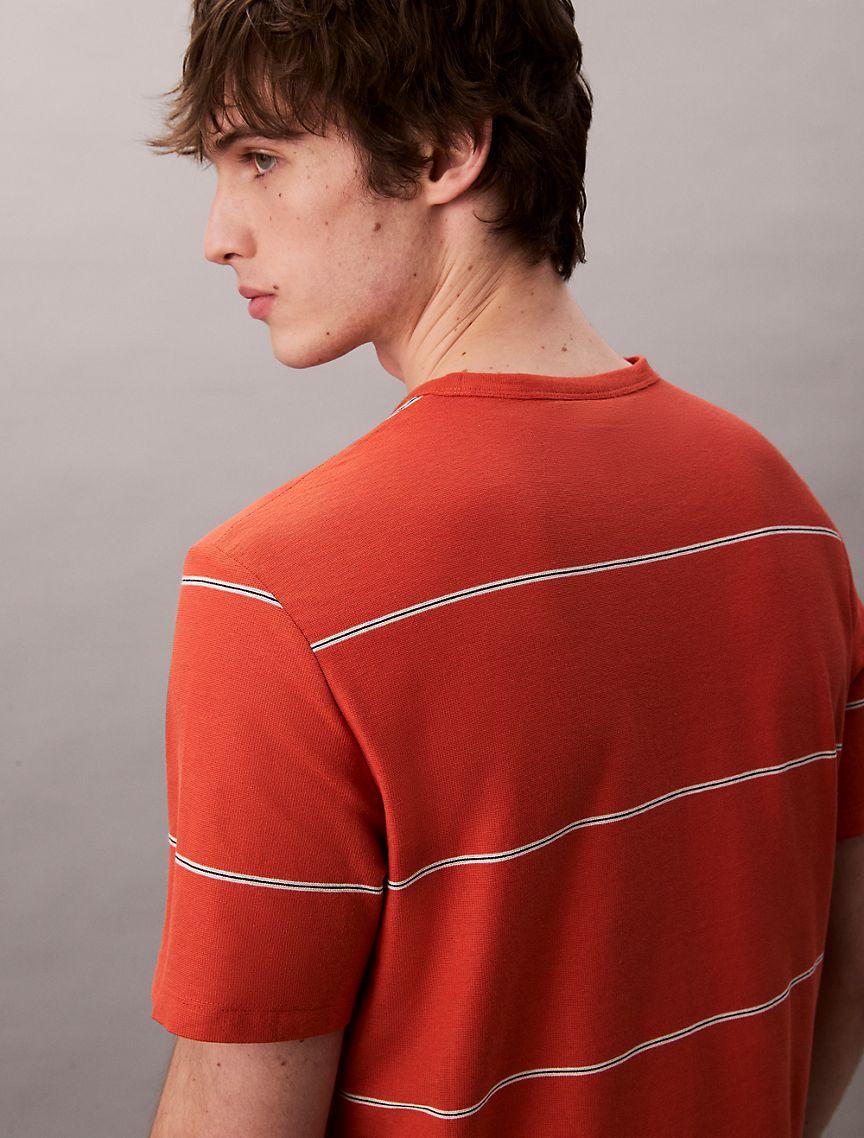 Cotton Stripe Relaxed T-Shirt  Product Image