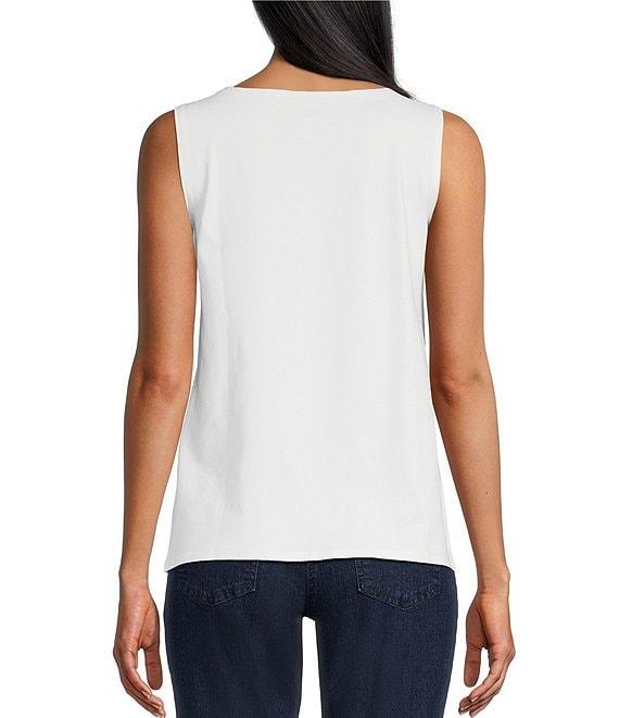 Ruby Rd. Knit Scoop Neck Sleeveless Tank Product Image