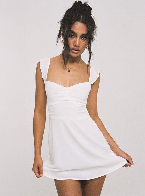 Landon Mini Dress White Product Image