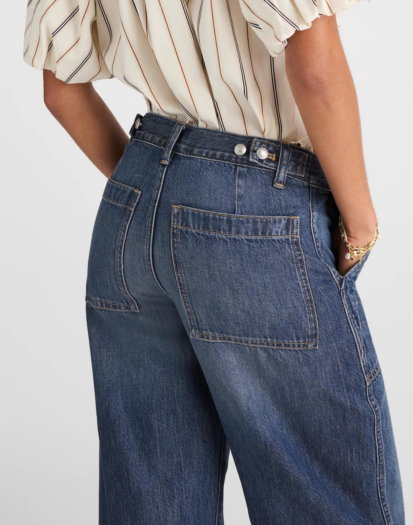 The Low-Slung Baggy Jean in Airy Denim Product Image