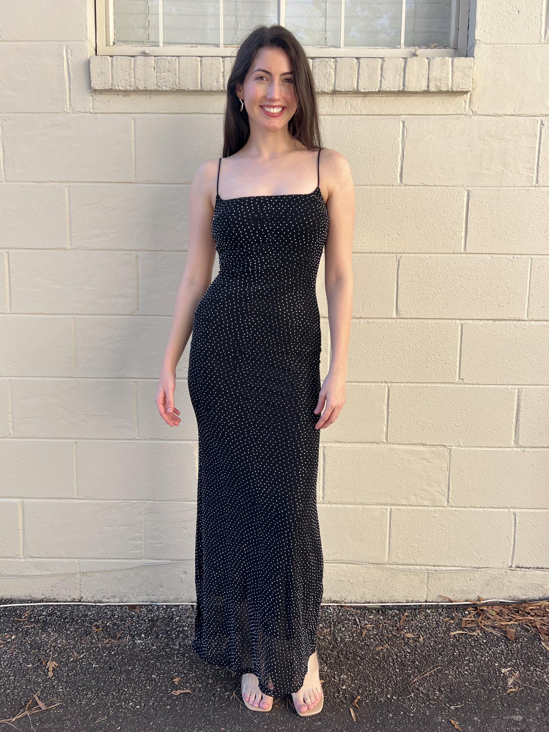 Unspoken Jeweled Sleeveless Maxi Dress Product Image