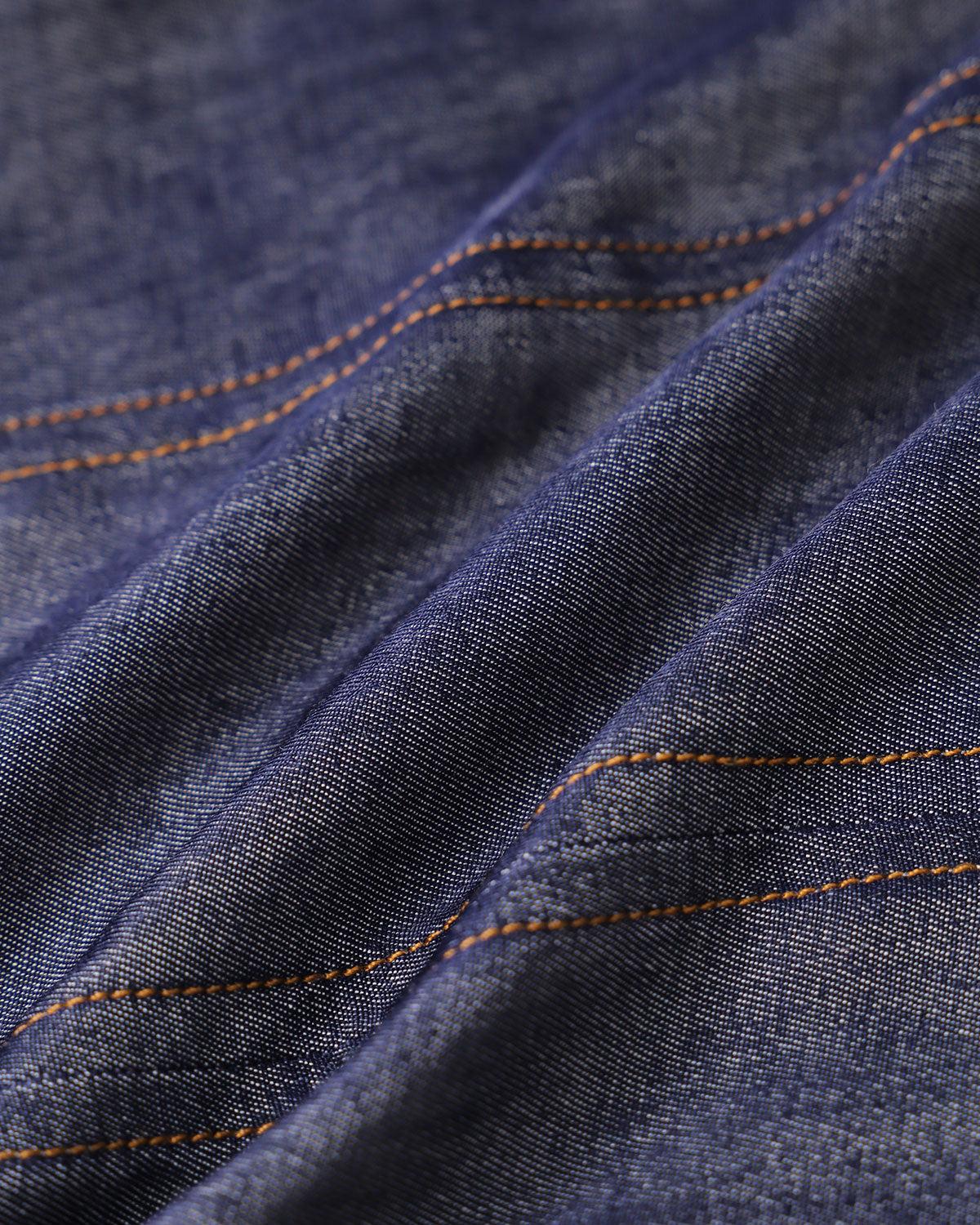 Blue Sleeveless Pocket Mini Dress Product Image