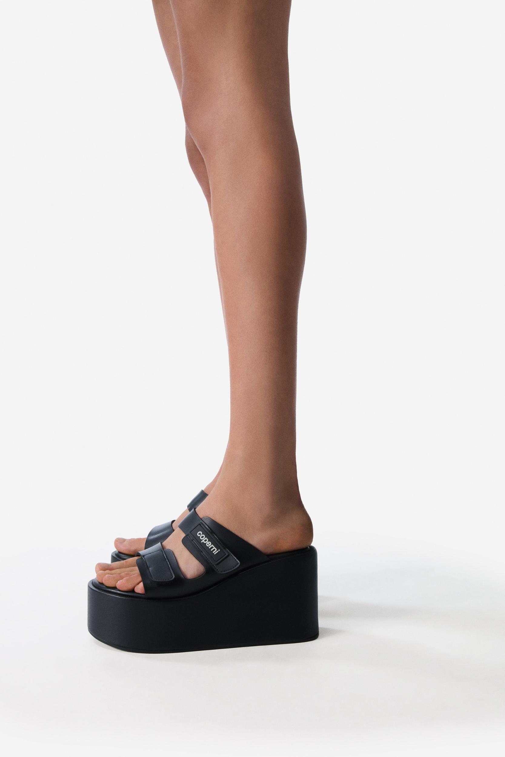 Patch Wedge Sandal Product Image