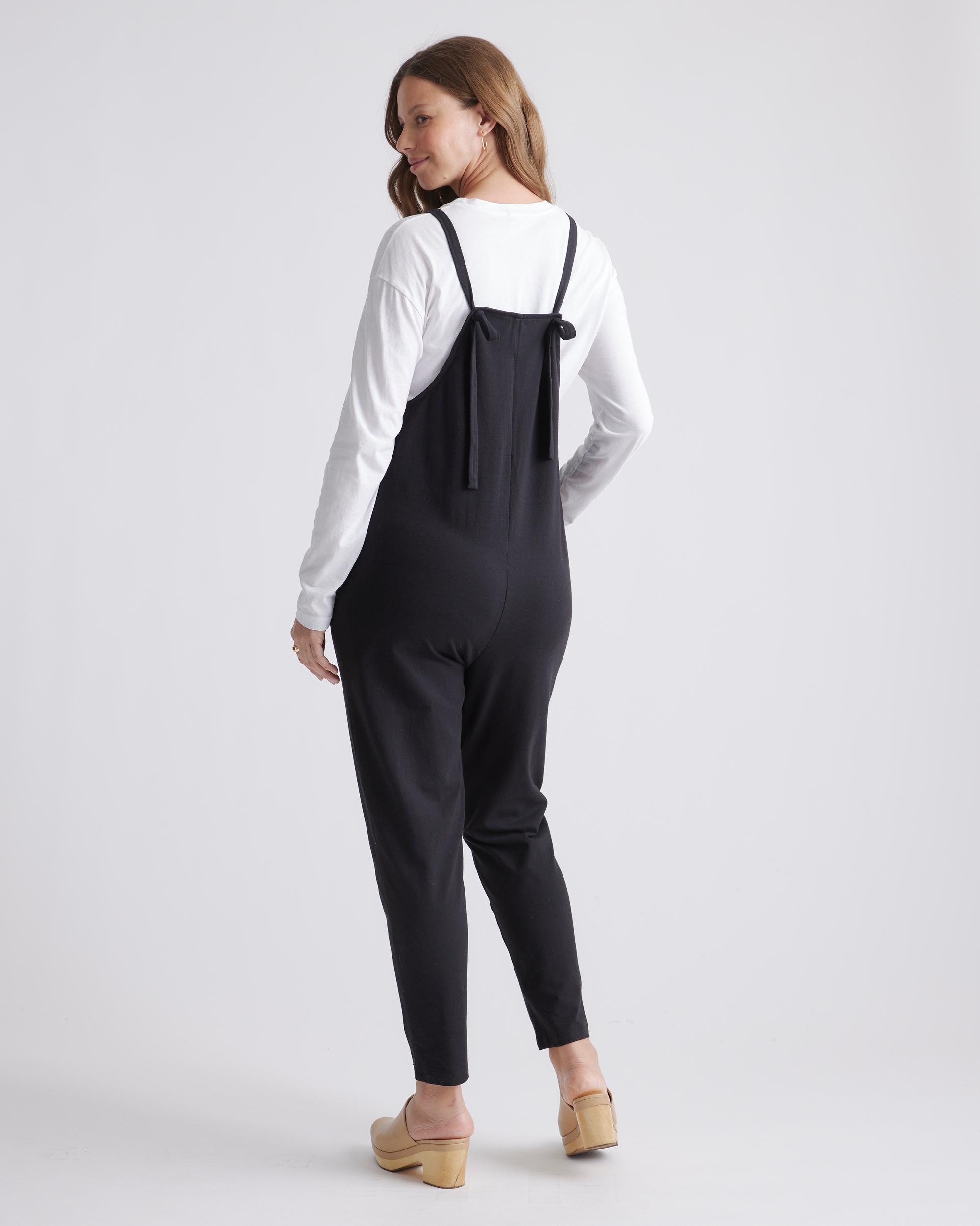 Quince | Women's Maternity Overalls Size XS, Organic Cotton Product Image
