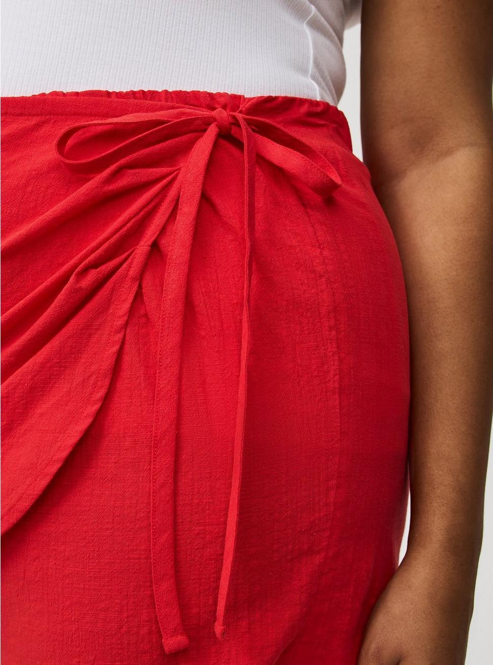 Beach Linen Side-Tie Skort Product Image