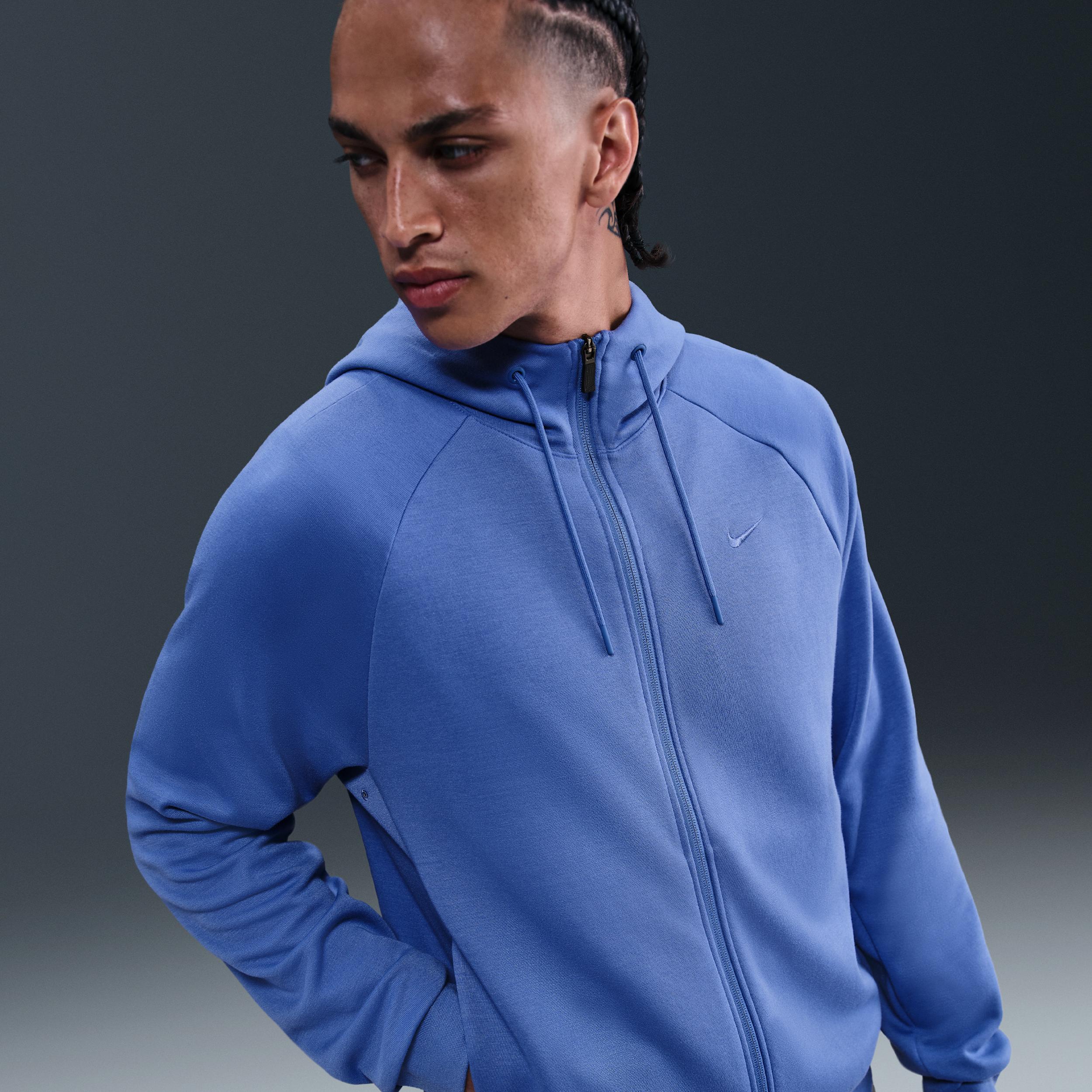 Nike Mens Primary Fleece Dri-FIT UV Full-Zip Performance Hoodie | FZ0967-411 Product Image