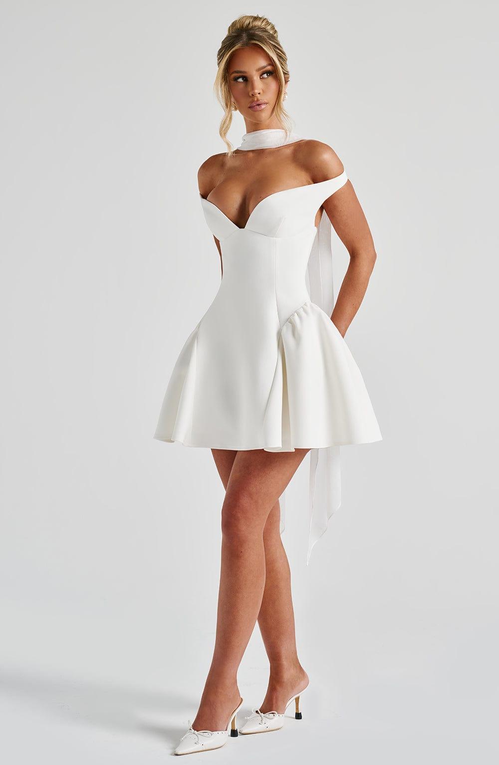 Marla Mini Dress - Ivory Product Image