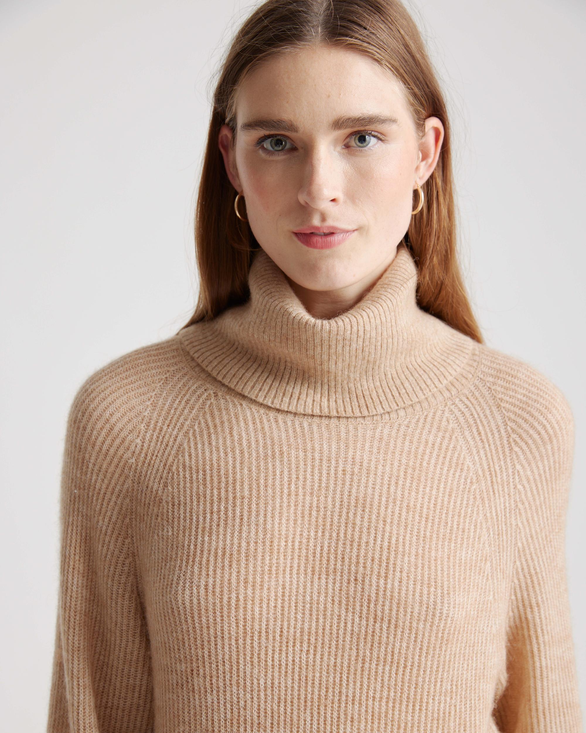 Quince | Women's Baby Alpaca-Wool Turtleneck Sweater Product Image