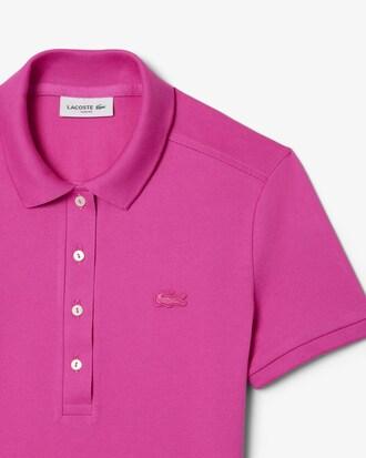 Women's L.12.D Slim Fit Stretch Mini Piqué Polo Product Image