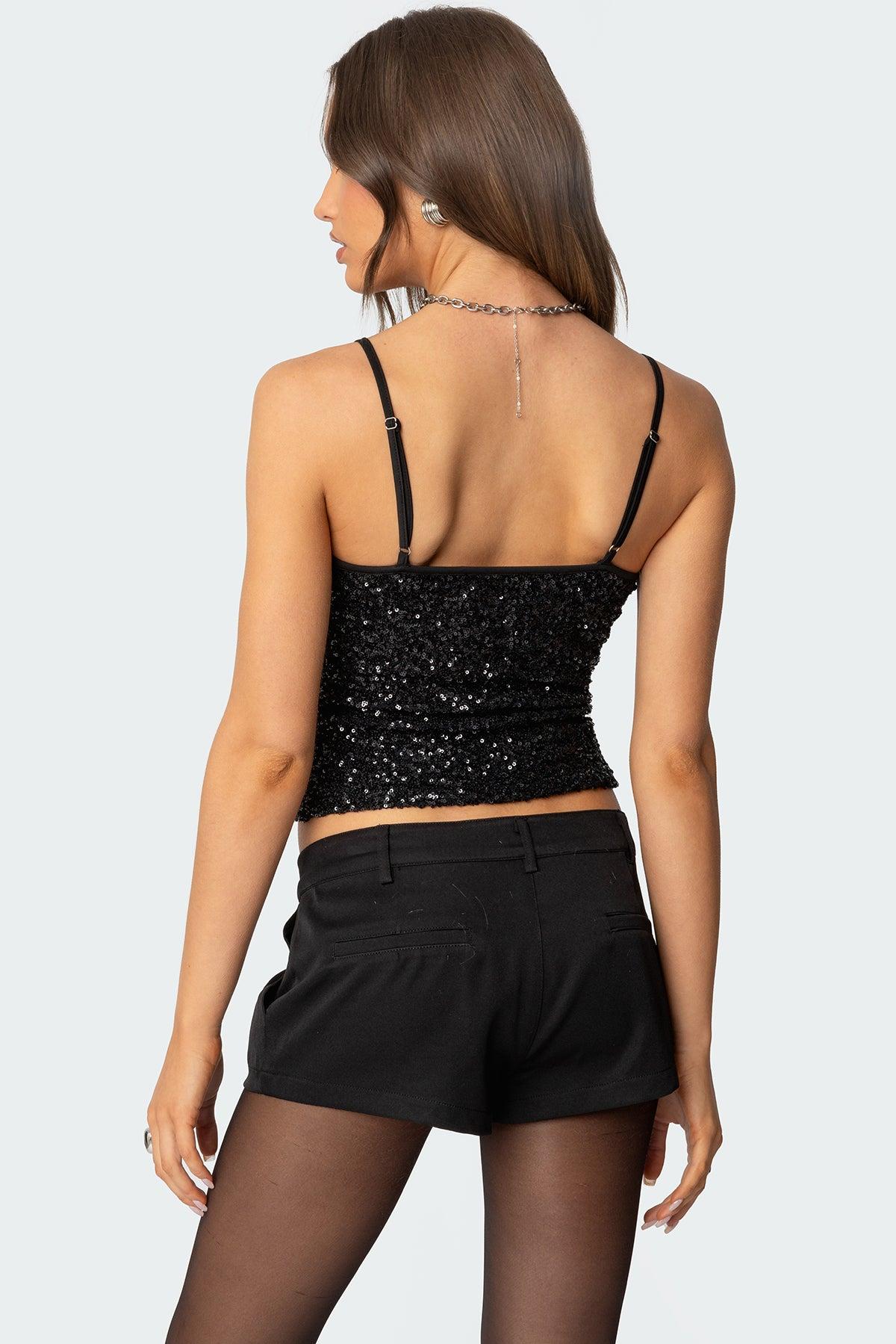 Celene Sequin Tank Top Product Image