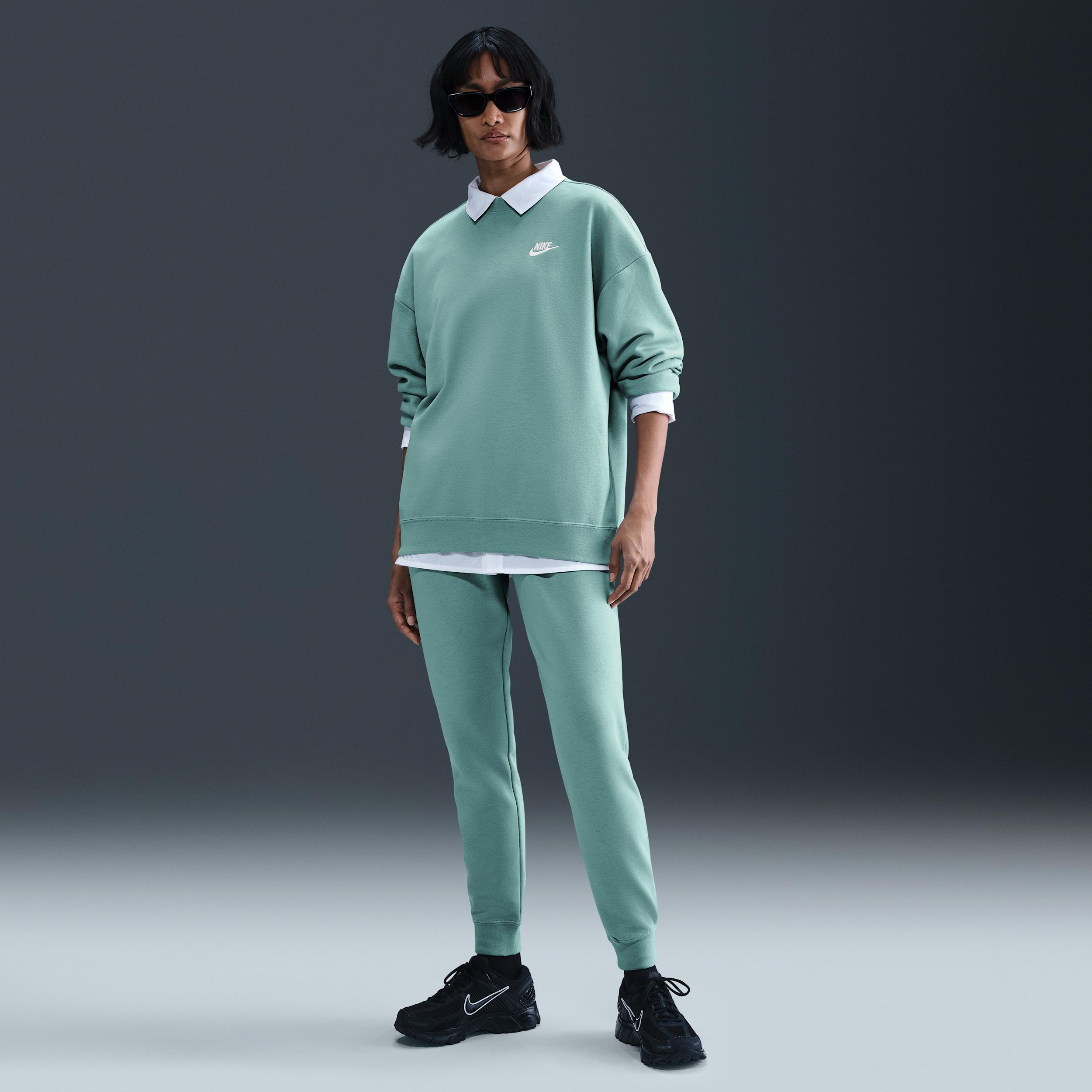 Womens Nike Sportswear Club Fleece Mid-Rise Jogger Pants | DQ5191-017 Product Image