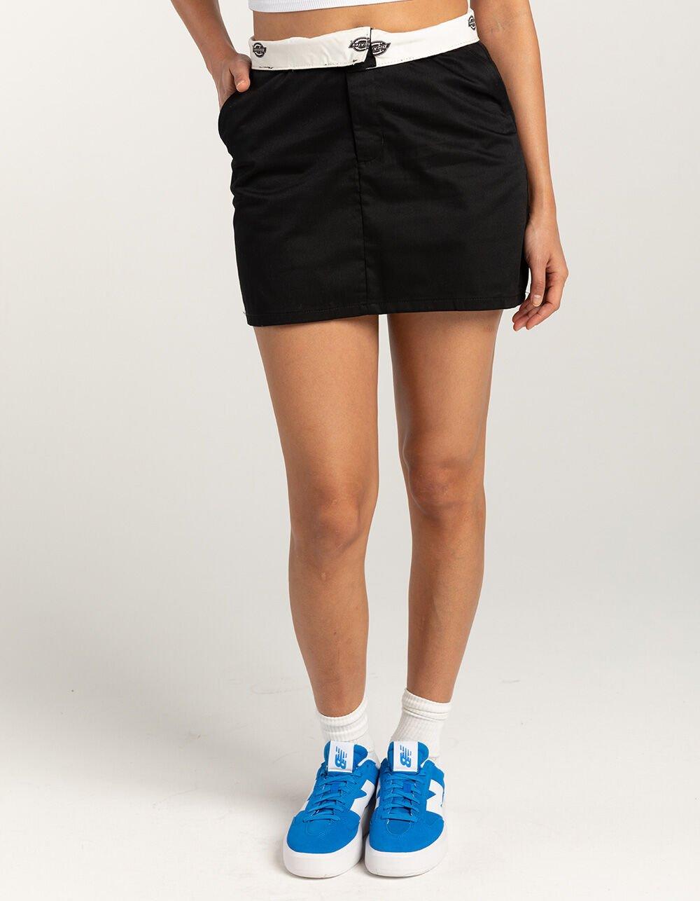 DICKIES Womens Mini Work Skirt - BLACK Product Image