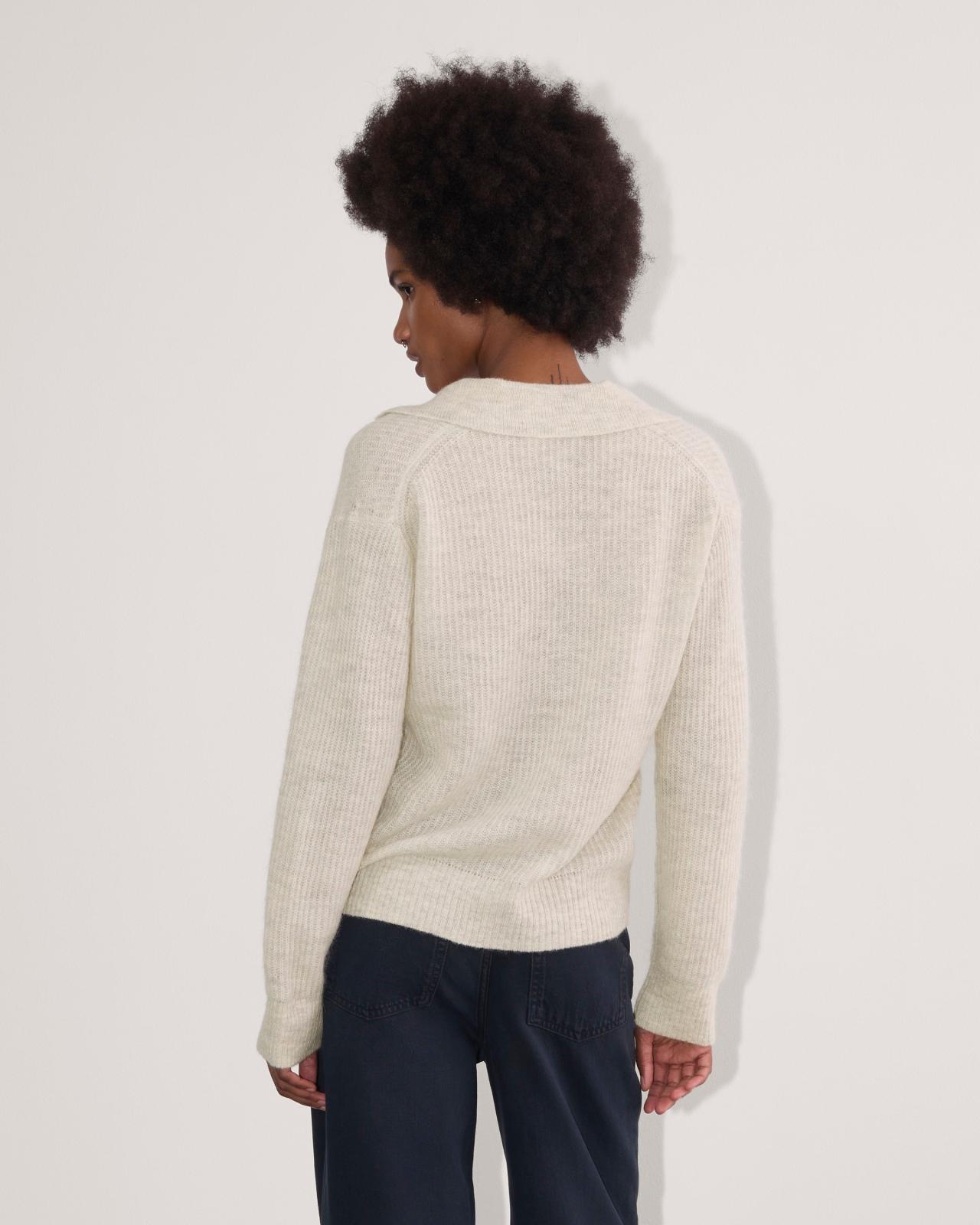 The Oversized Polo in Alpaca Product Image