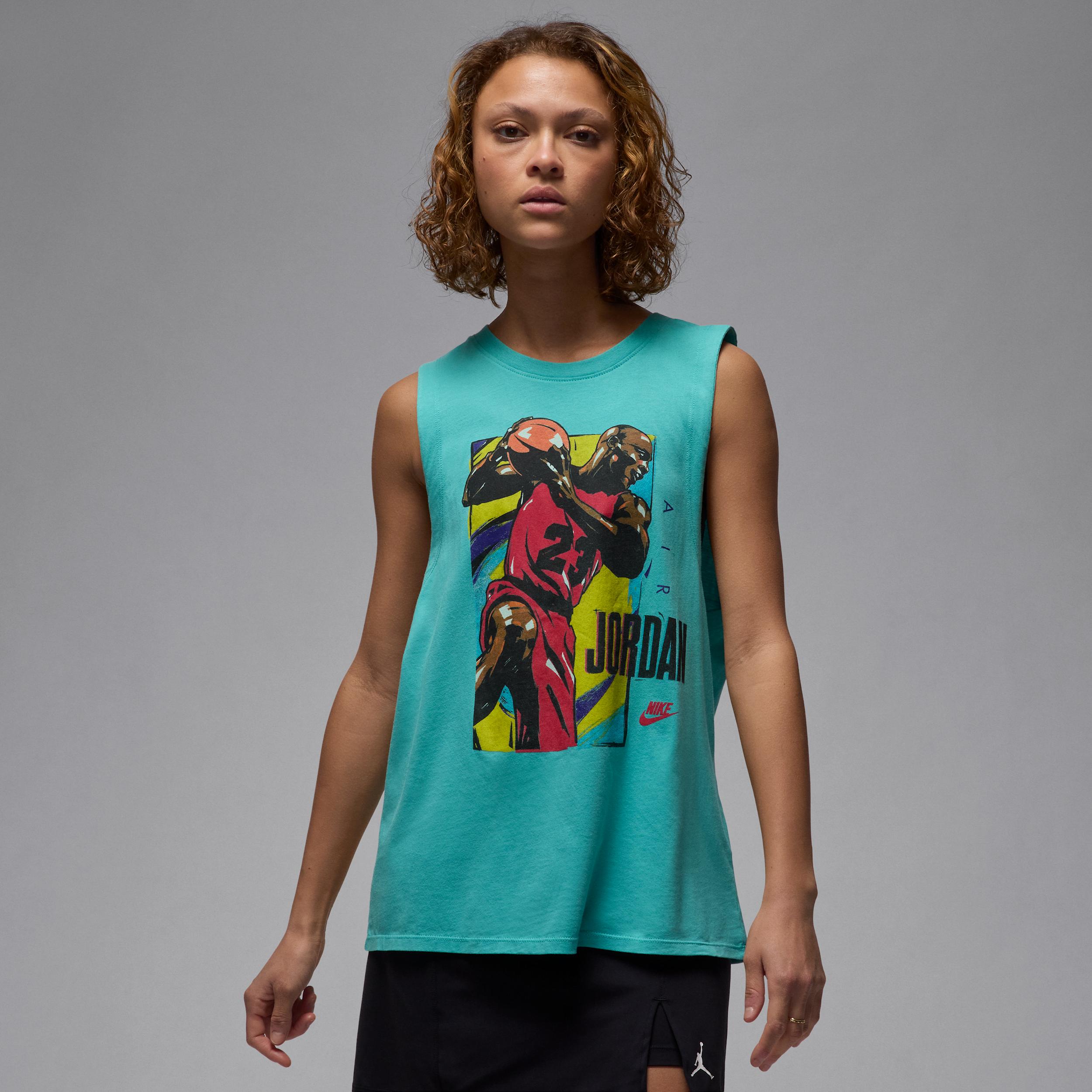 Womens Jordan Sleeveless Graphic T-Shirt | HJ0199-392 Product Image